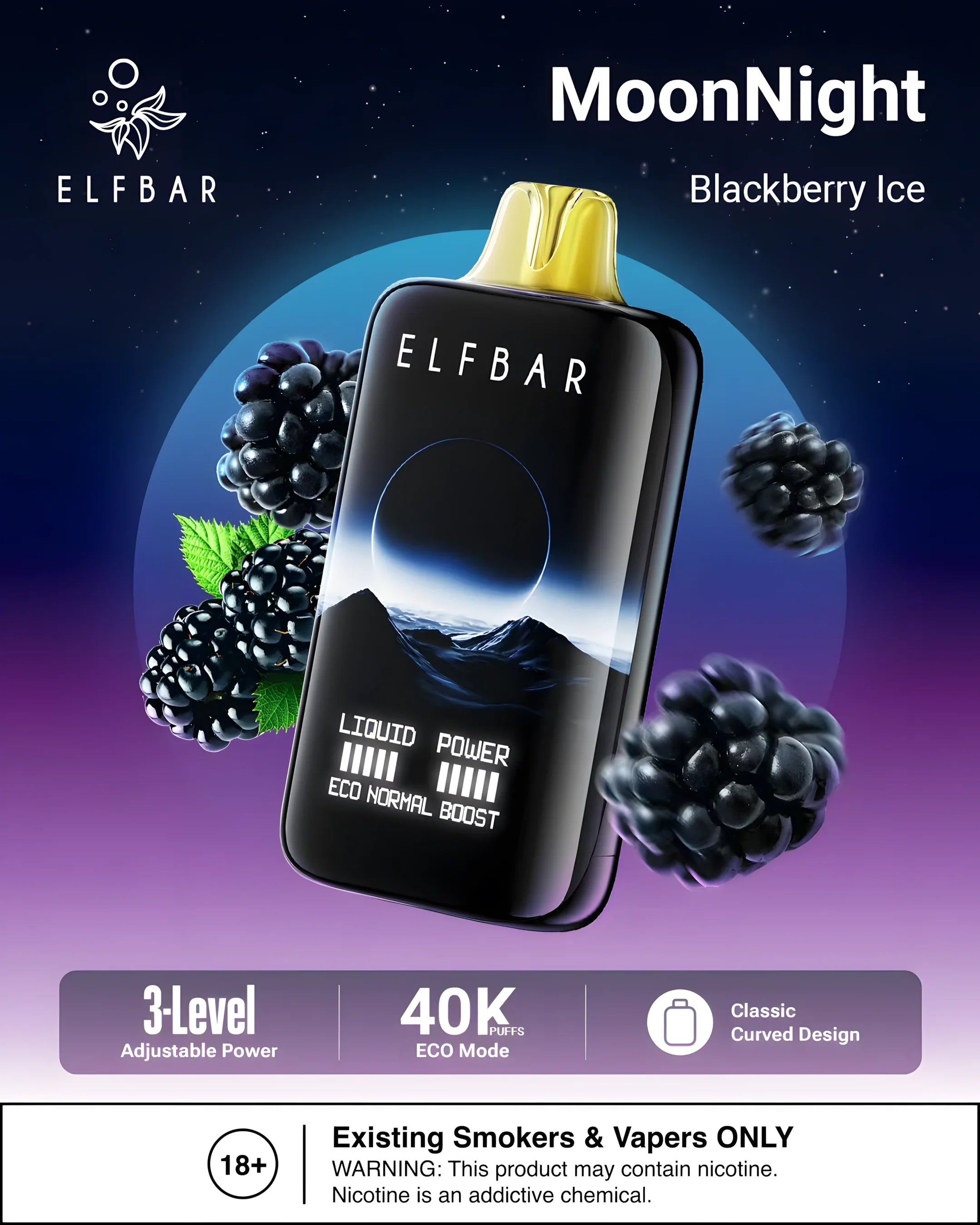 ELF BAR MOON NIGHT vape termékkép