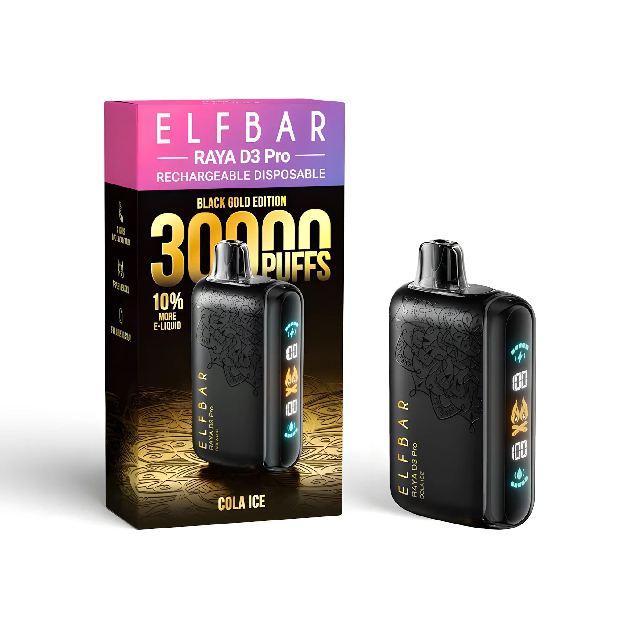 ELF BAR Raya D3 Pro 30000 eldobható vape kollekció – termékfotó