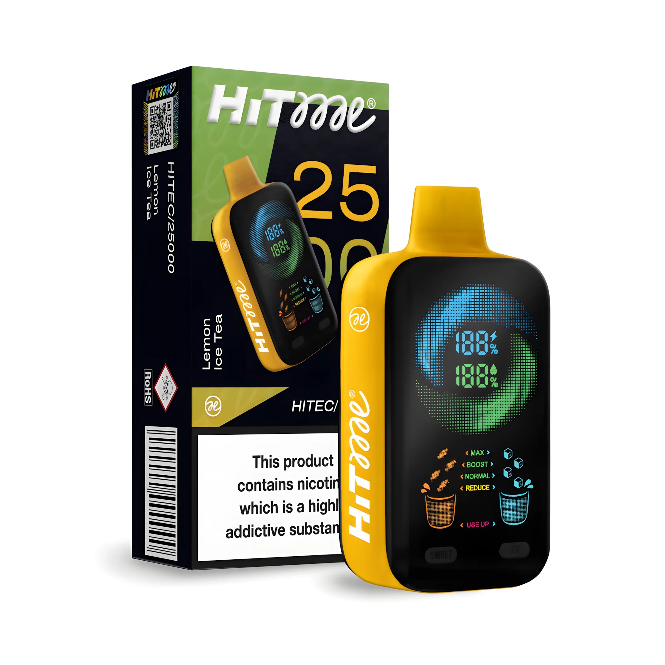 HITME HITEC 25000 Lemon Ice Tea 5% – termékkép
