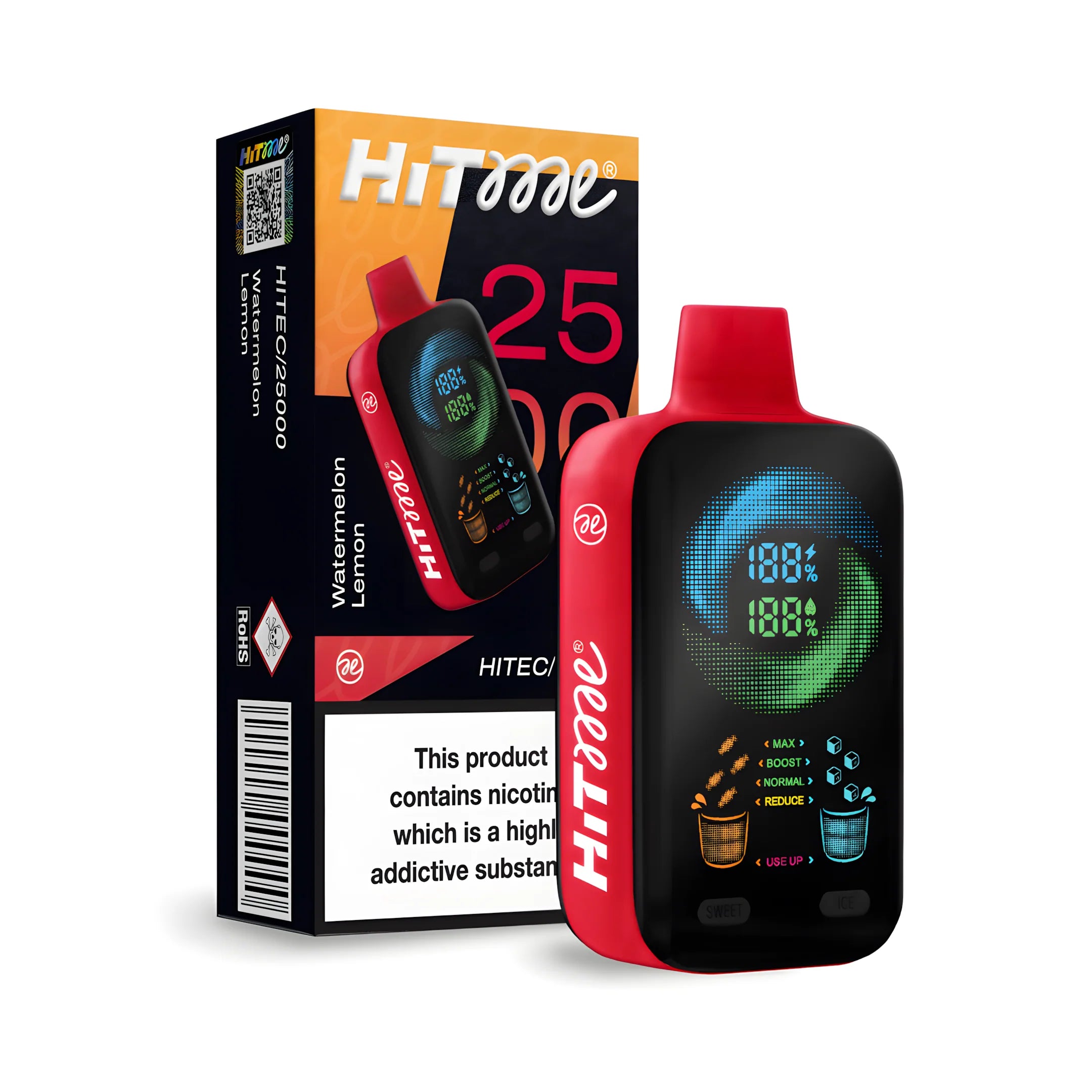 HITME HITEC 25000 Watermelon Lemon 5% – termékkép