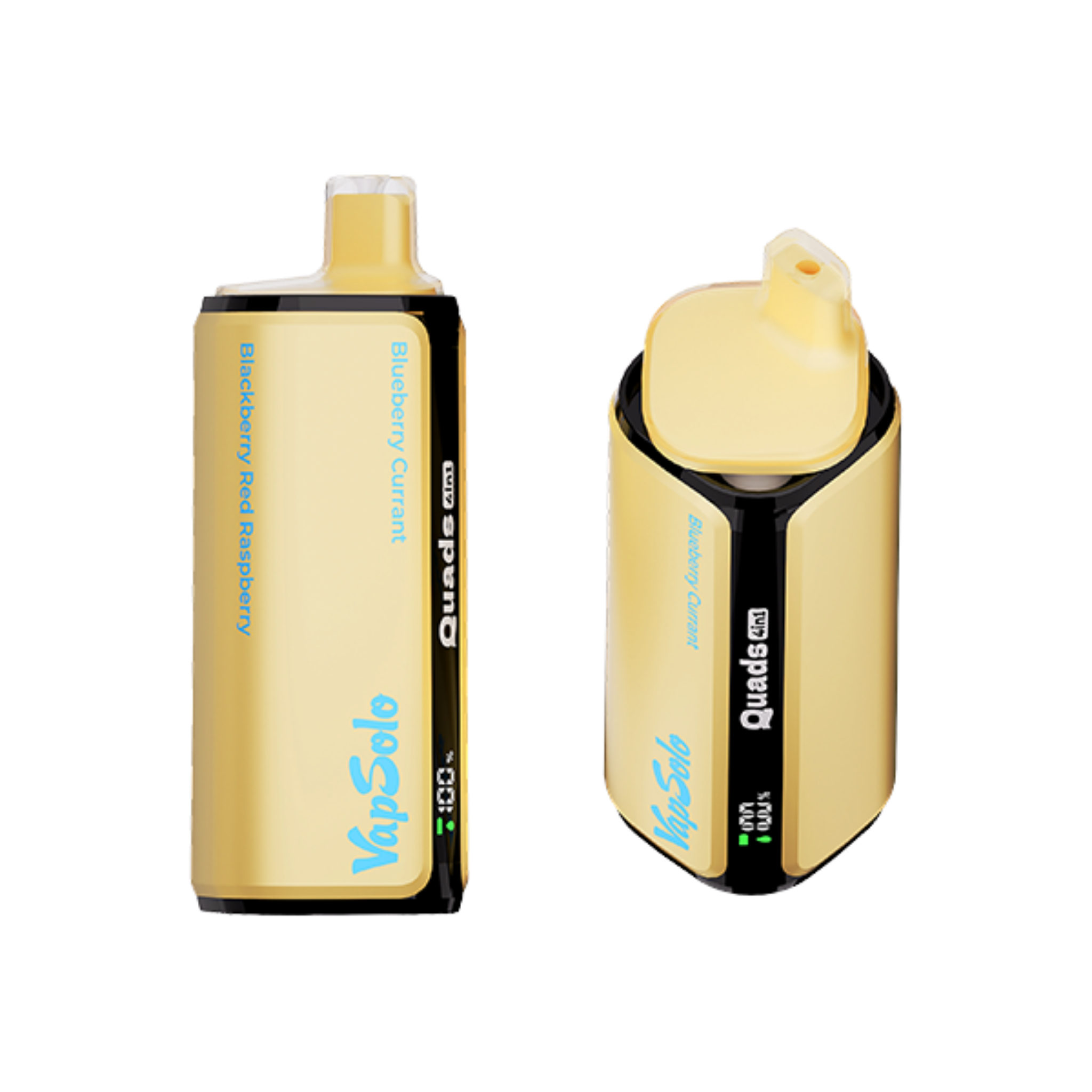 VAPSOLO QUADS 80000 Blueberry Currant & Cheese Cake & Blackberry Red Raspberry & Lime Passion Fruit 5% – termékkép