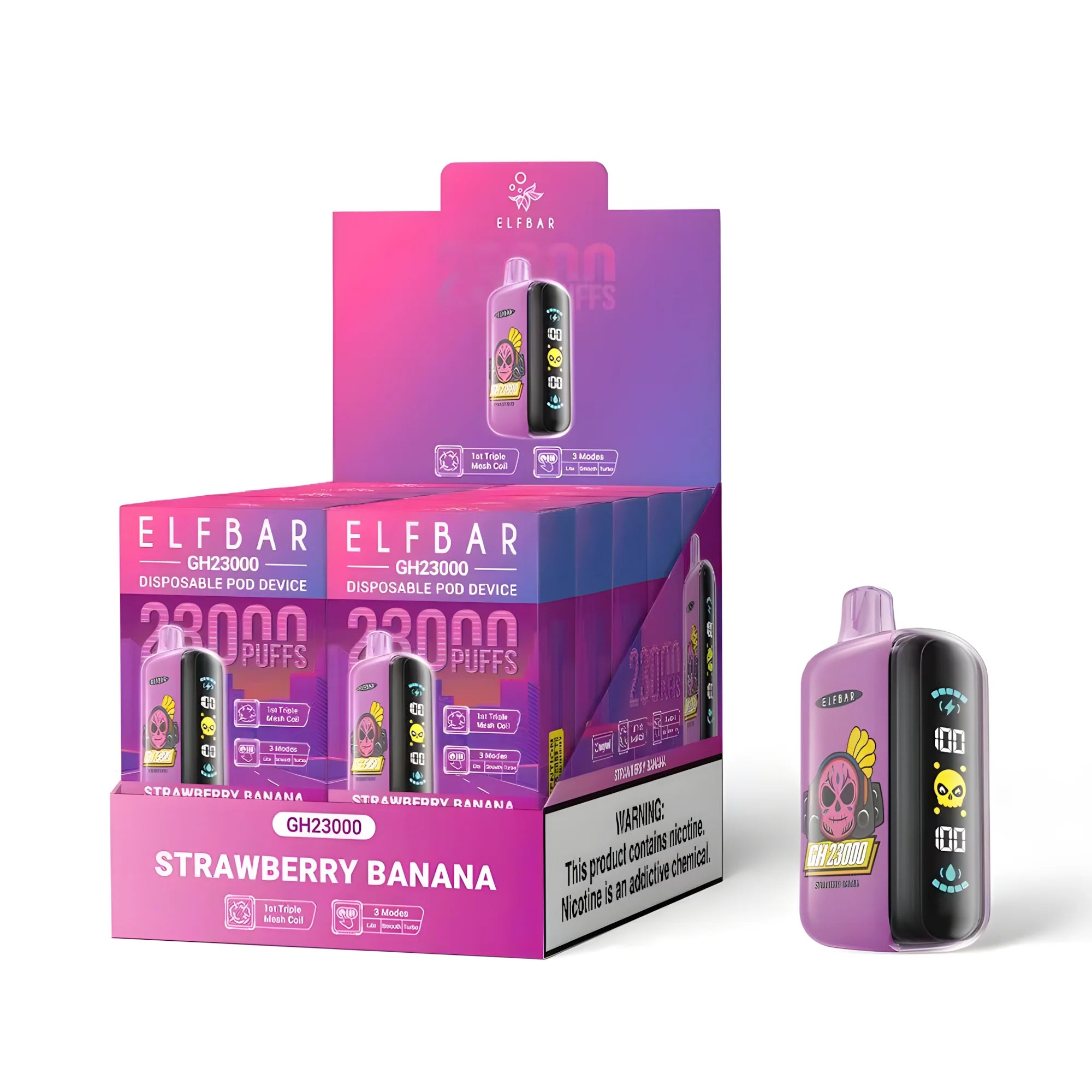 GH23000 Strawberry Banana 5% – külső doboz