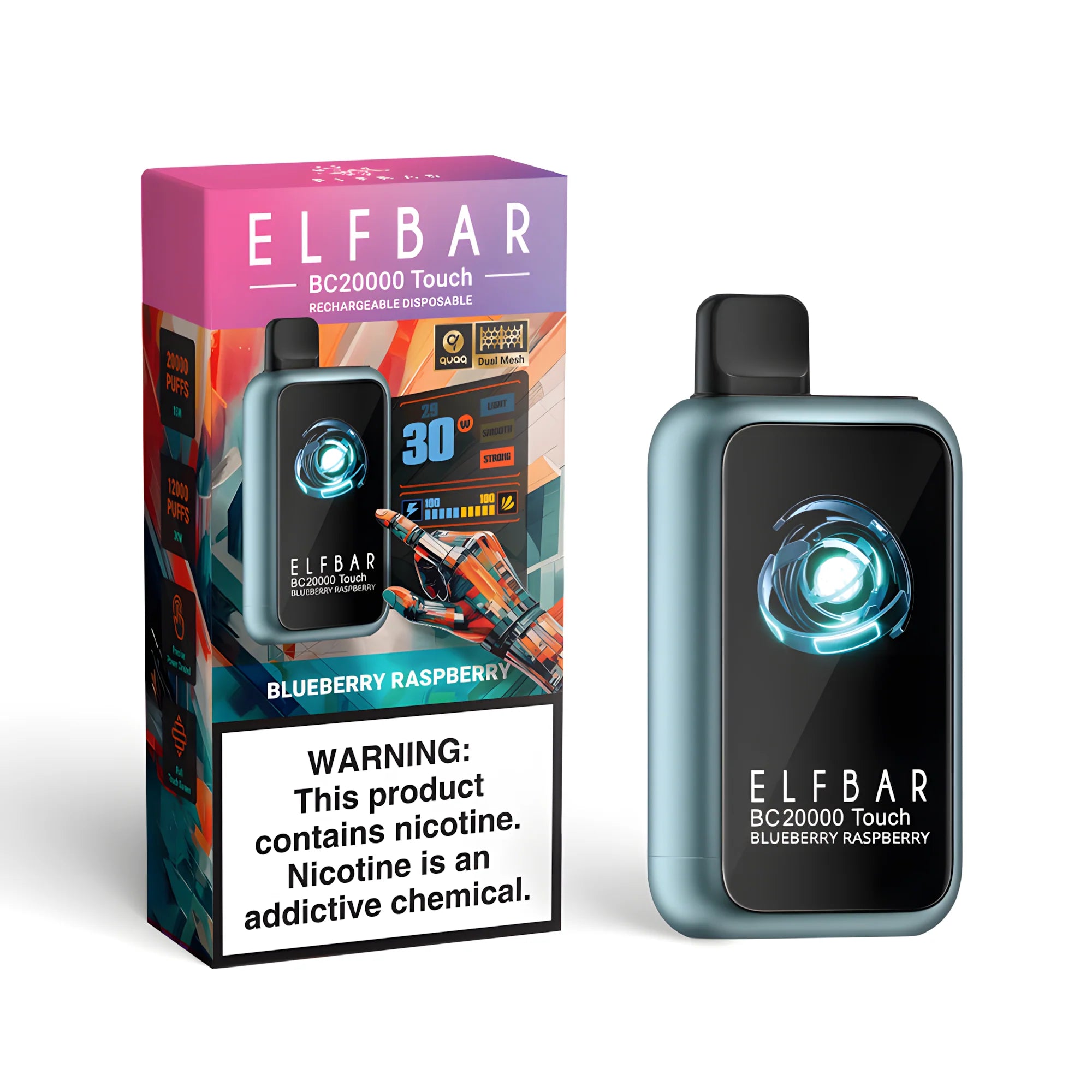 ELF BAR BC20000 Touch Blueberry Raspberry 5% – termékkép