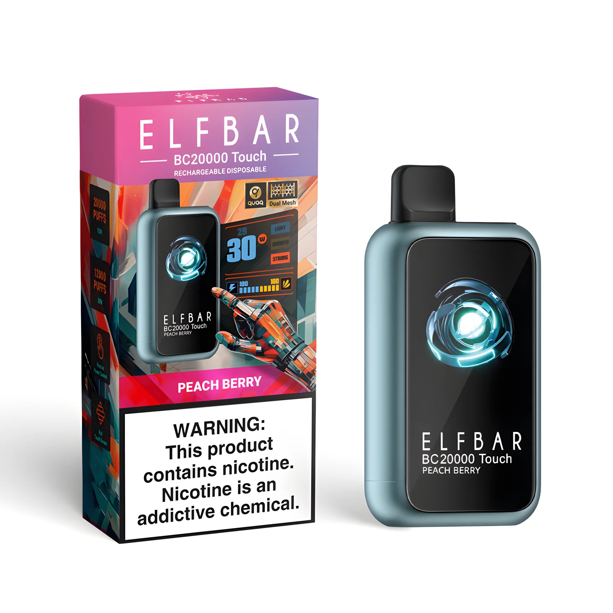 ELF BAR BC20000 Touch Peach Berry 5% – termékkép
