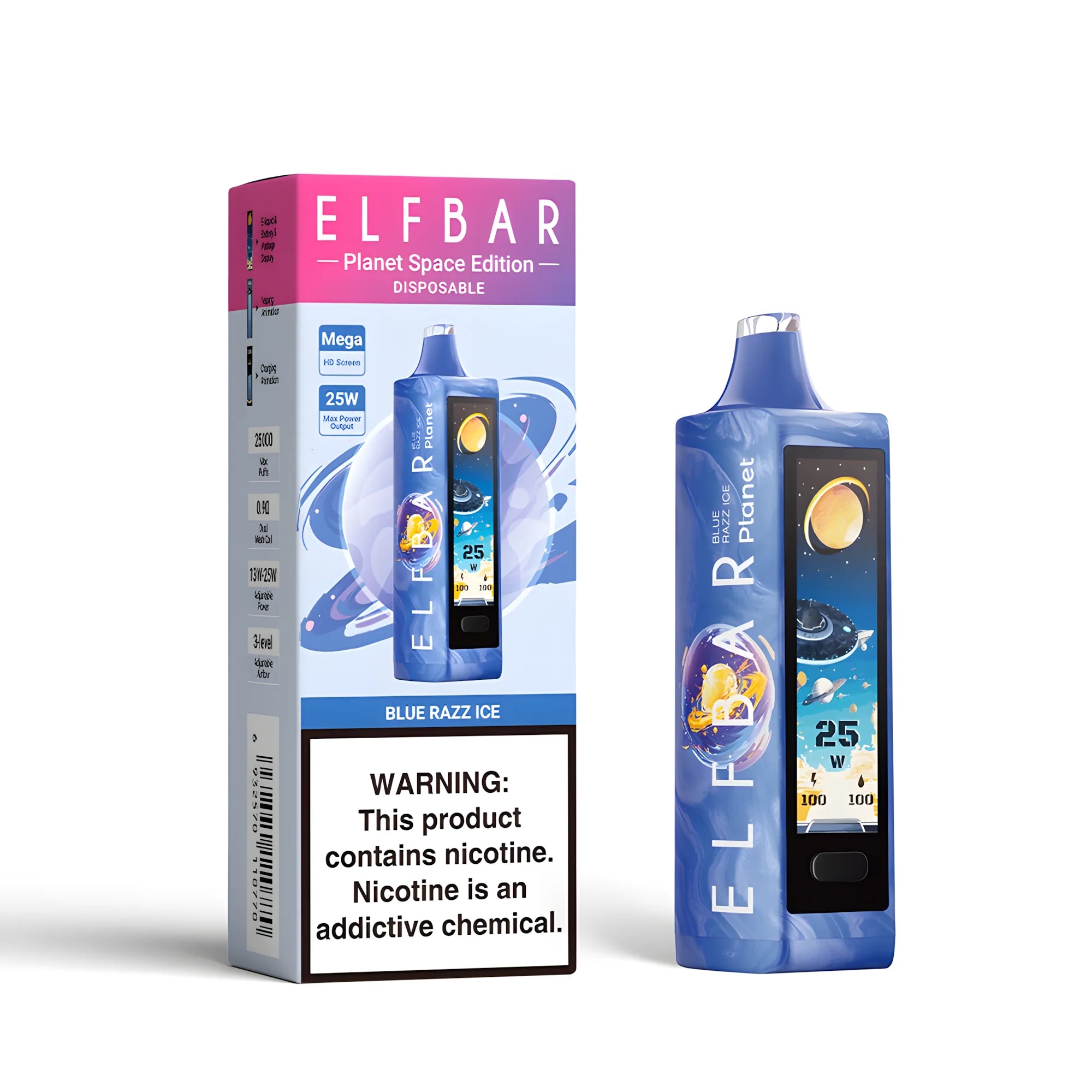 ELF BAR Planet 25000 Blue Razz Ice 5% – termékkép