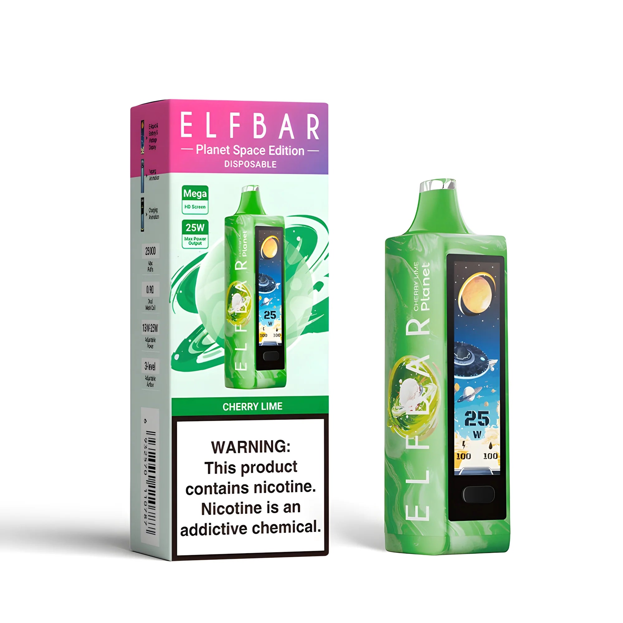 ELF BAR Planet 25000 Cherry Lime 5% – termékkép