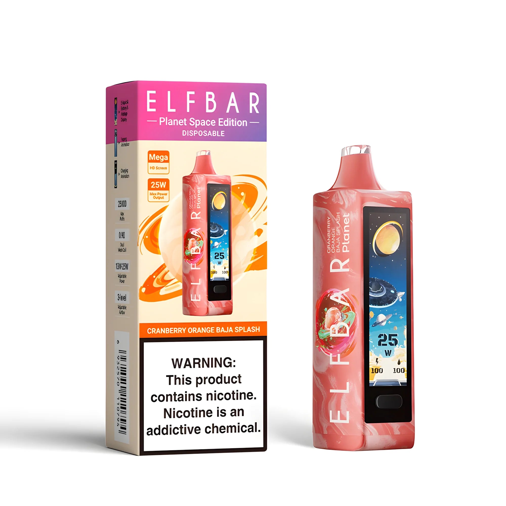 ELF BAR Planet 25000 Cranberry Orange Baja Splash 5% – termékkép