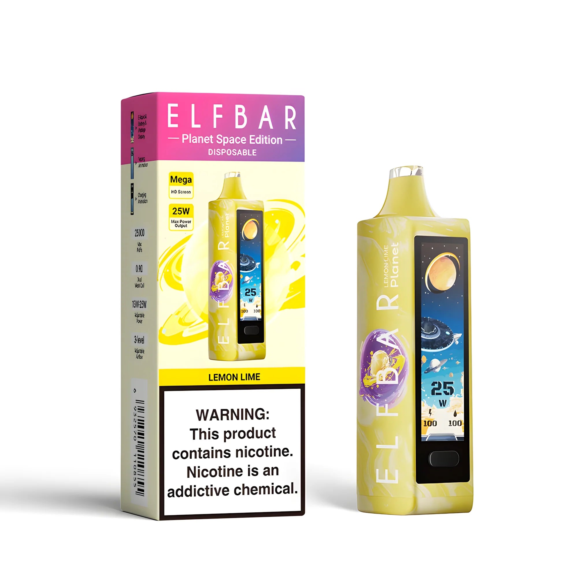 ELF BAR Planet 25000 Lemon Lime 5% – termékkép