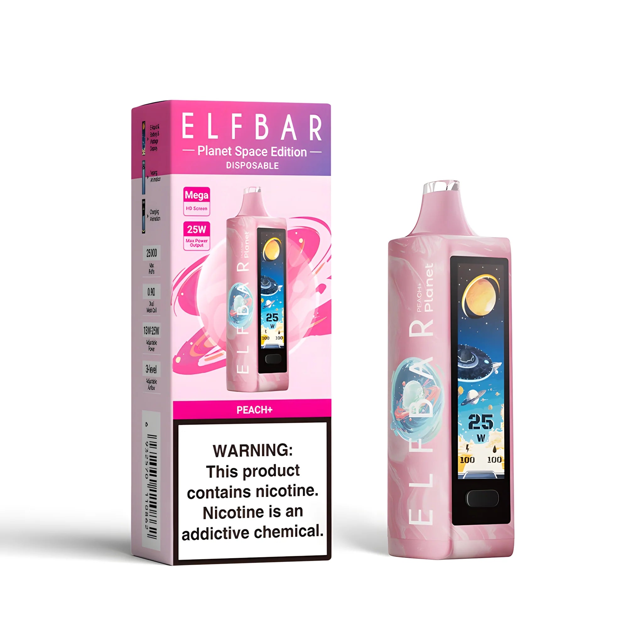 ELF BAR Planet 25000 Peach+ 5% – termékkép