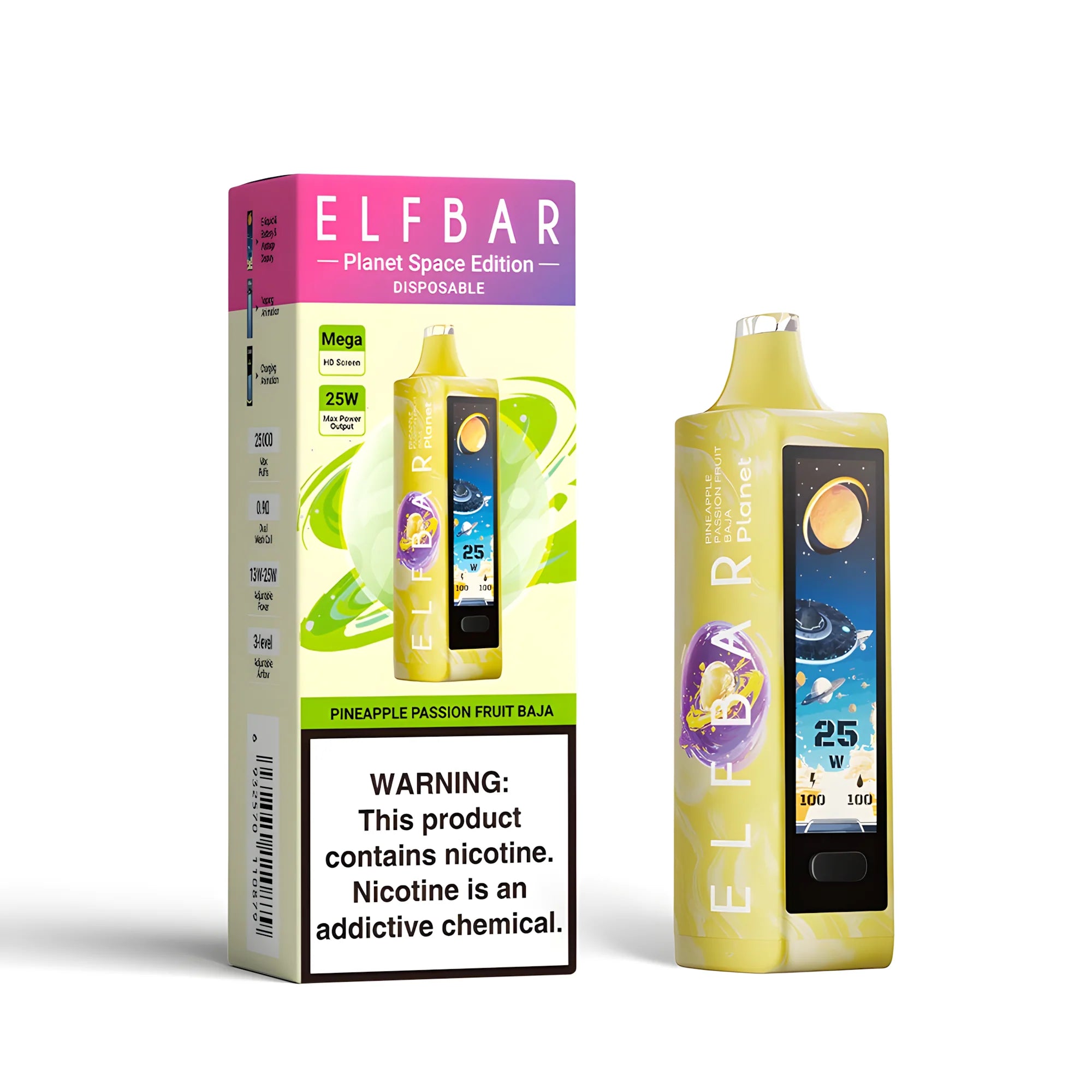 ELF BAR Planet 25000 Pineapple Passion Fruit Baja 5% – termékkép