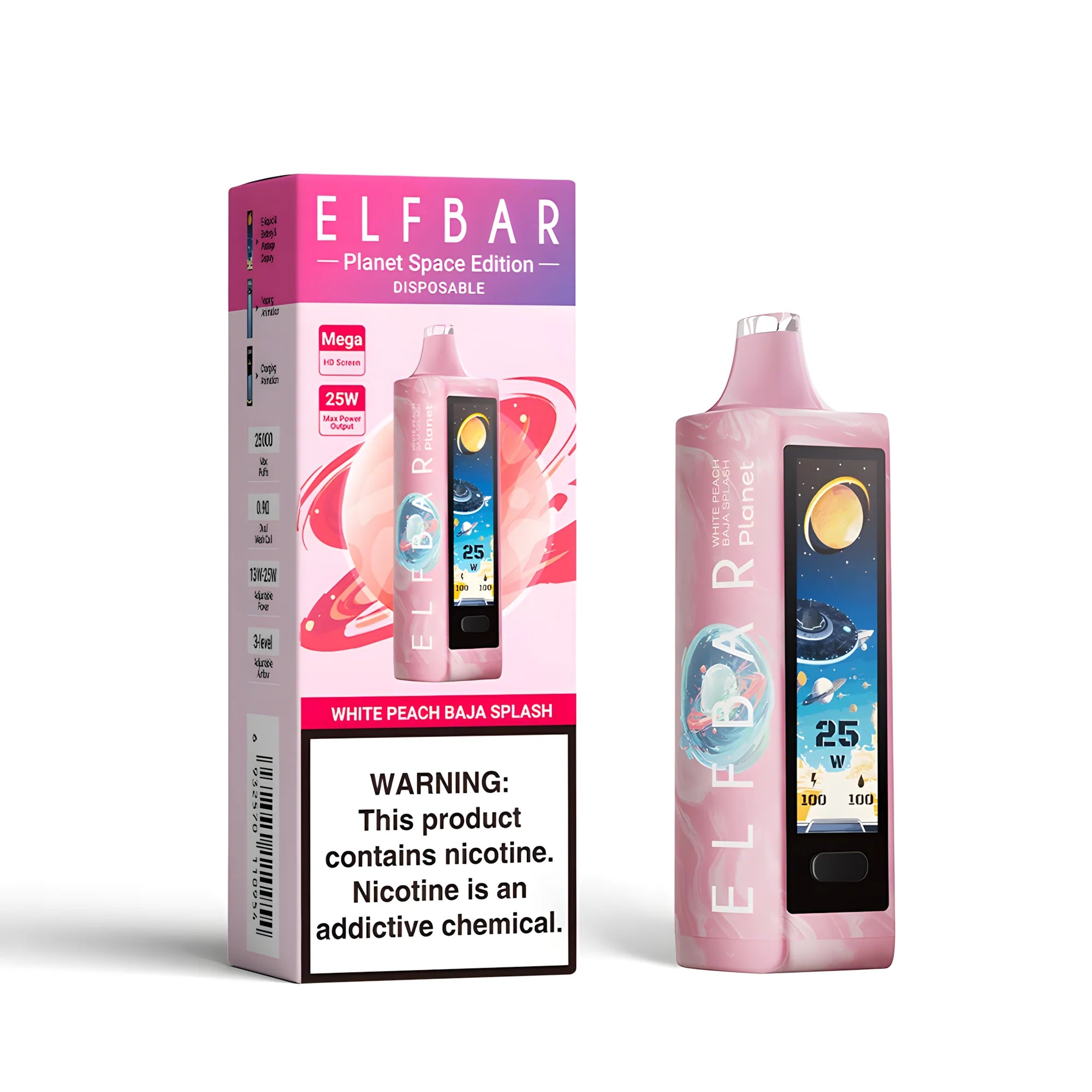 ELF BAR Planet 25000 White Peach Baja Splash 5% – termékkép