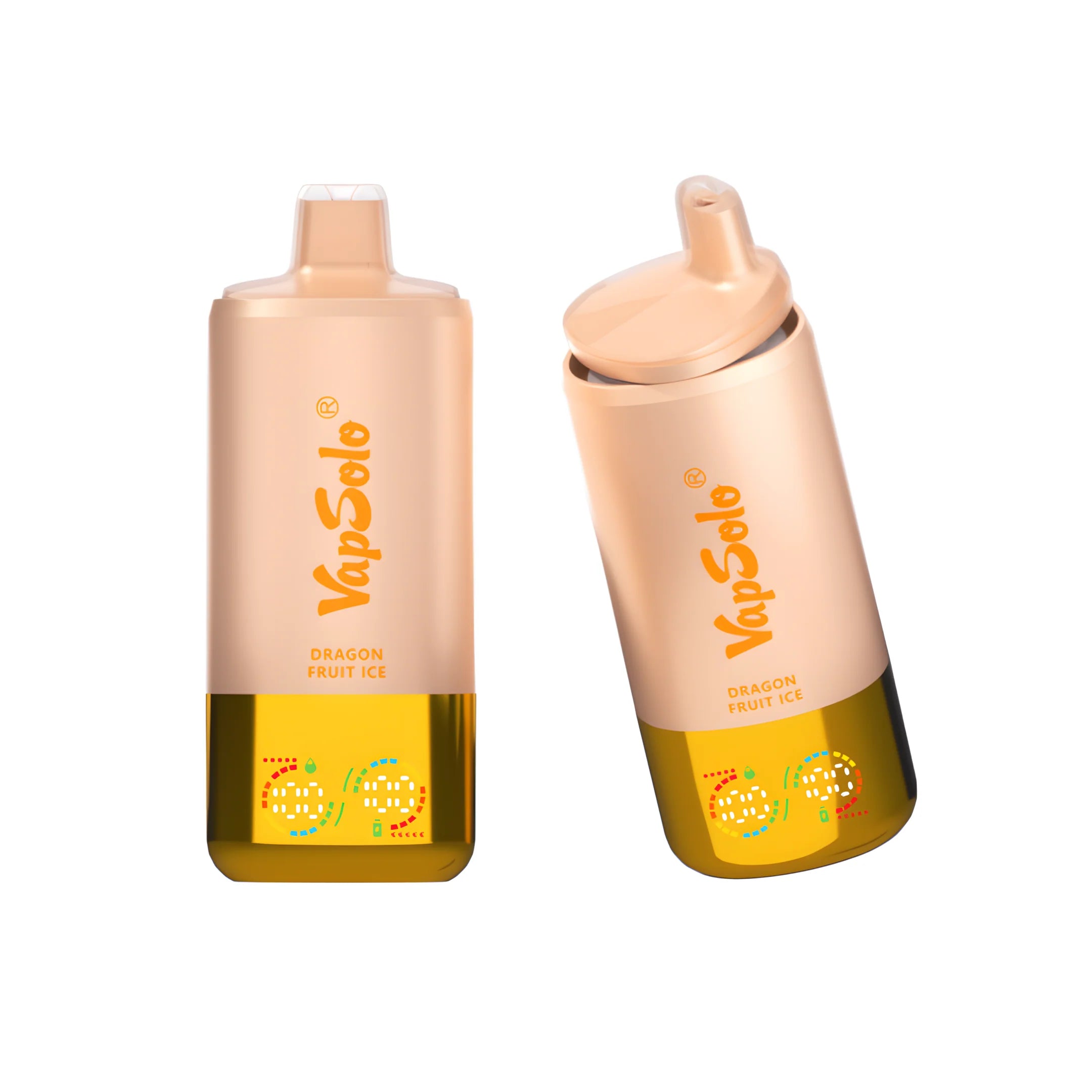 VAPSOLO TRIPLE PRO 60000 Peach Ice & Dragon Fruit Ice & Mix Fruit 5% – termékkép