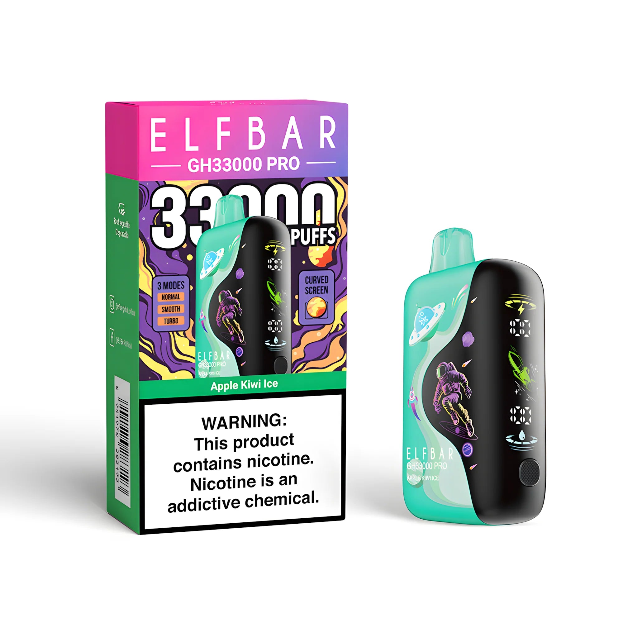 ELF BAR GH33000 PRO Apple Kiwi Ice 5% – termékkép
