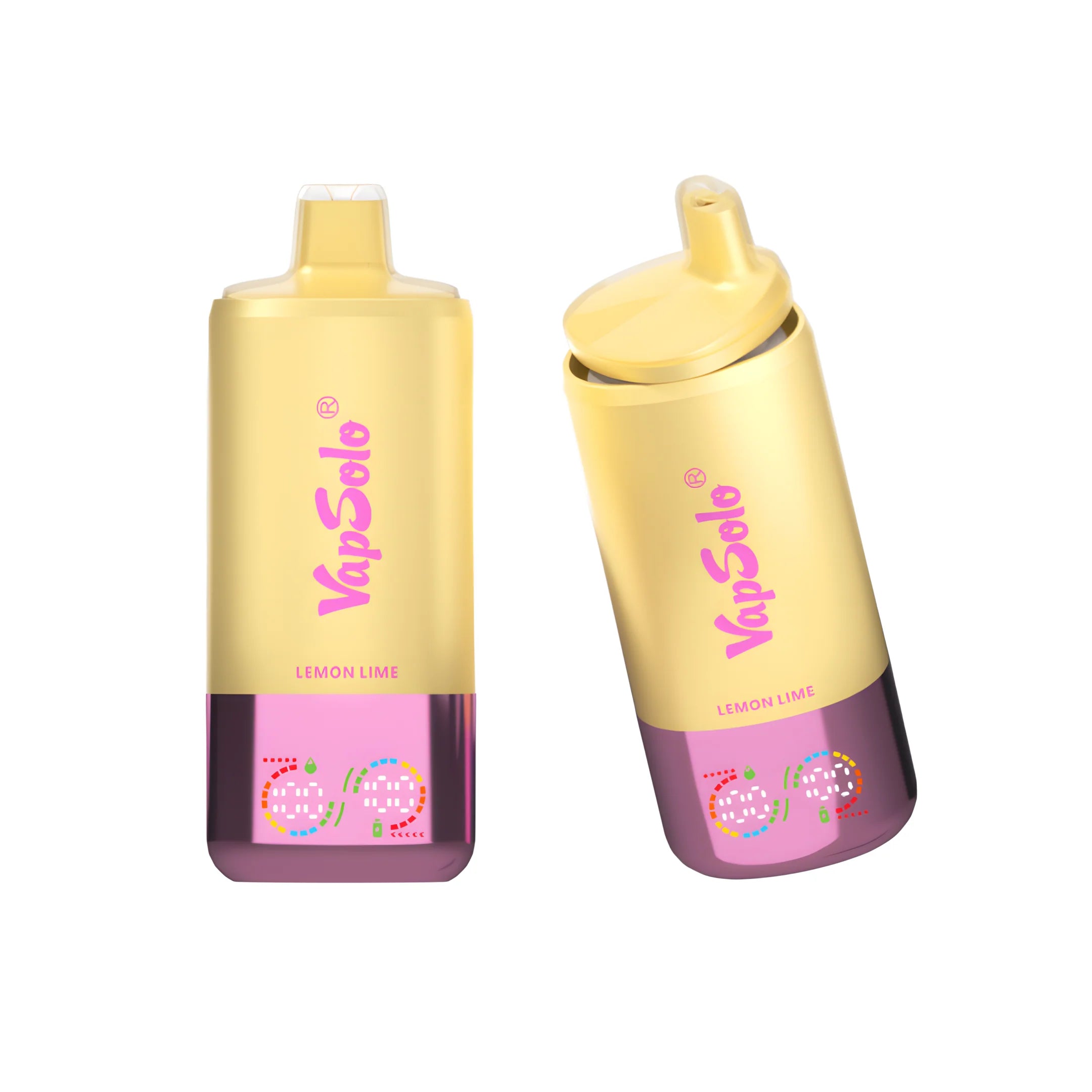 VAPSOLO TRIPLE PRO 60000 Strawberry Banana & Raspberry Watermelon & Lemon Lime 5% – termékkép