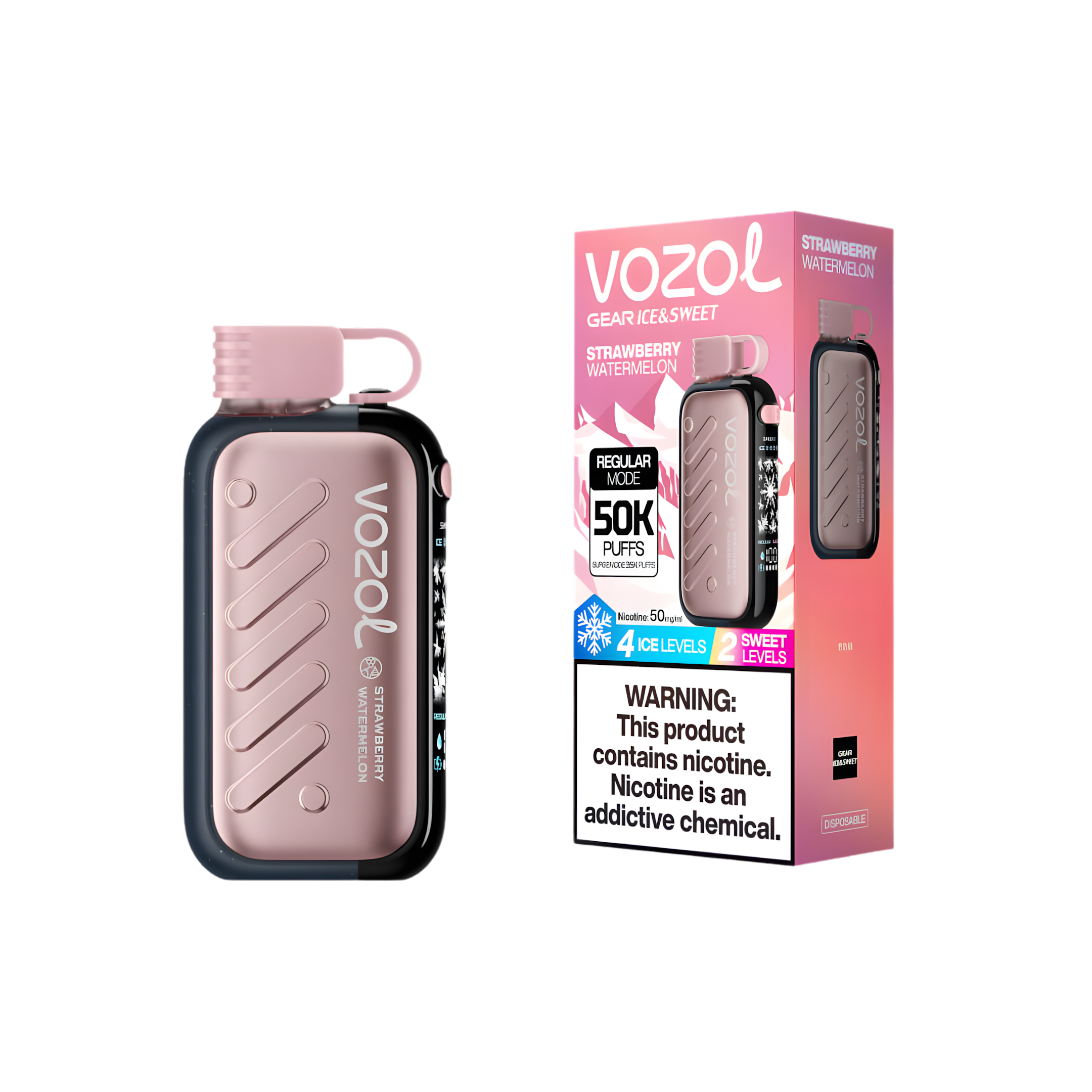 vozol-gear-50-strawberry-watermelon - termék kép