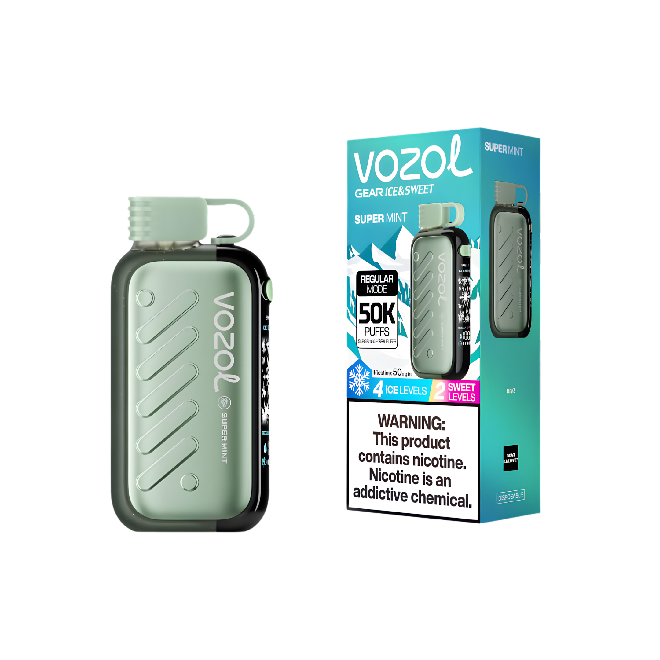 VOZOL Gear Ice & Sweet 50000 SUPER MINT 5%