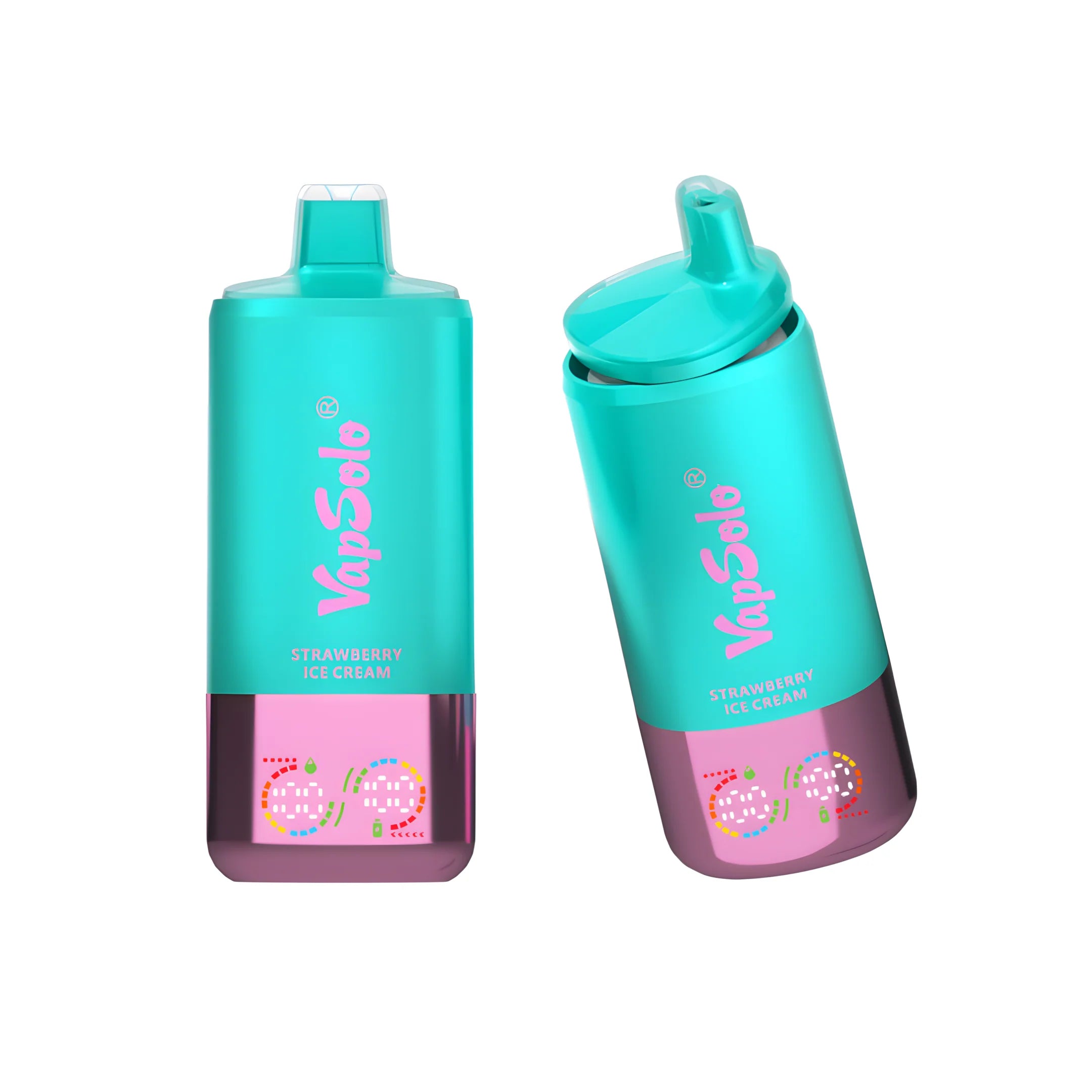 VAPSOLO TRIPLE PRO 60000 Watermelon Ice & Strawberry Ice Cream & Triple Melon 5% – termékkép