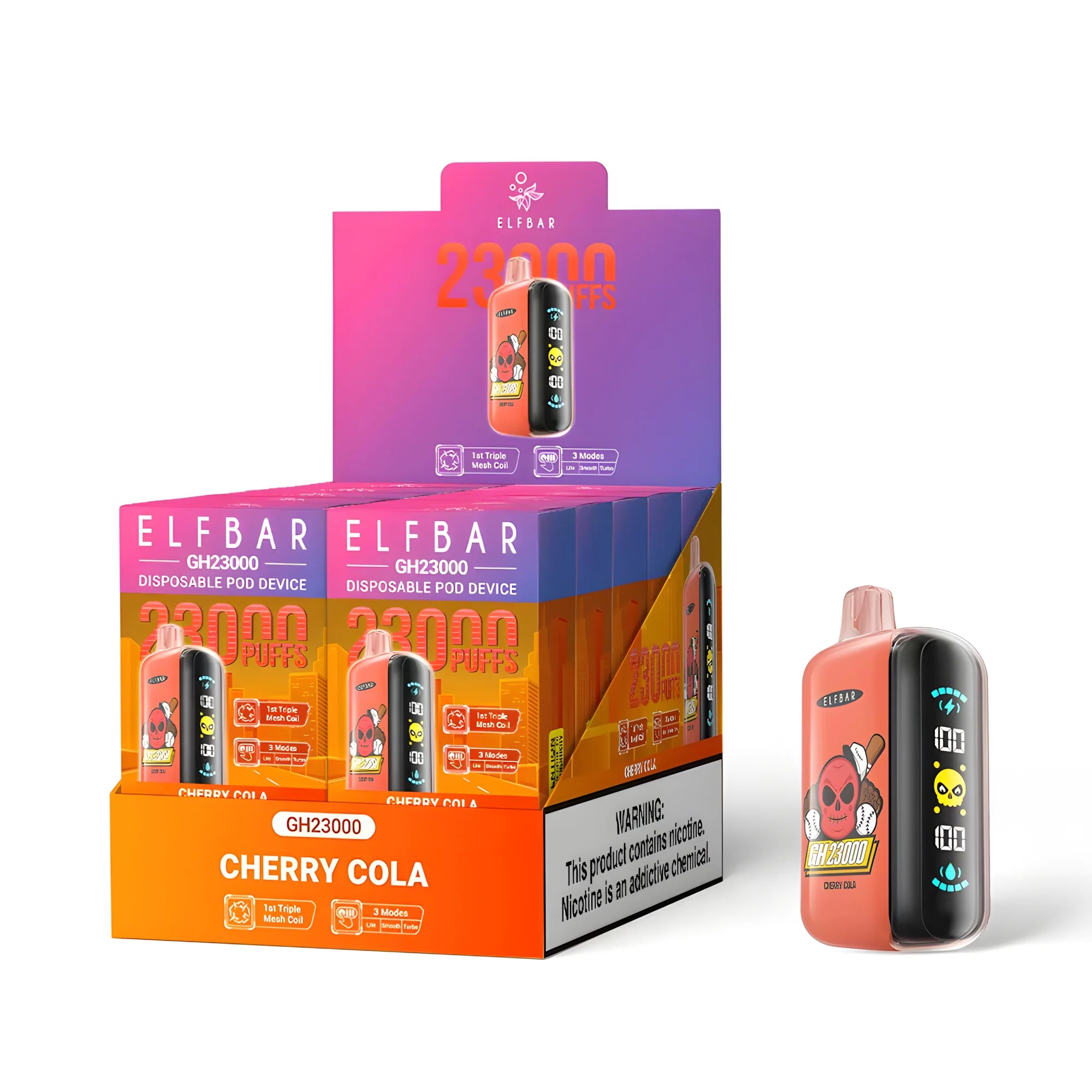 Elf Bar GH23000 Cherry Cola 5% – külső doboz