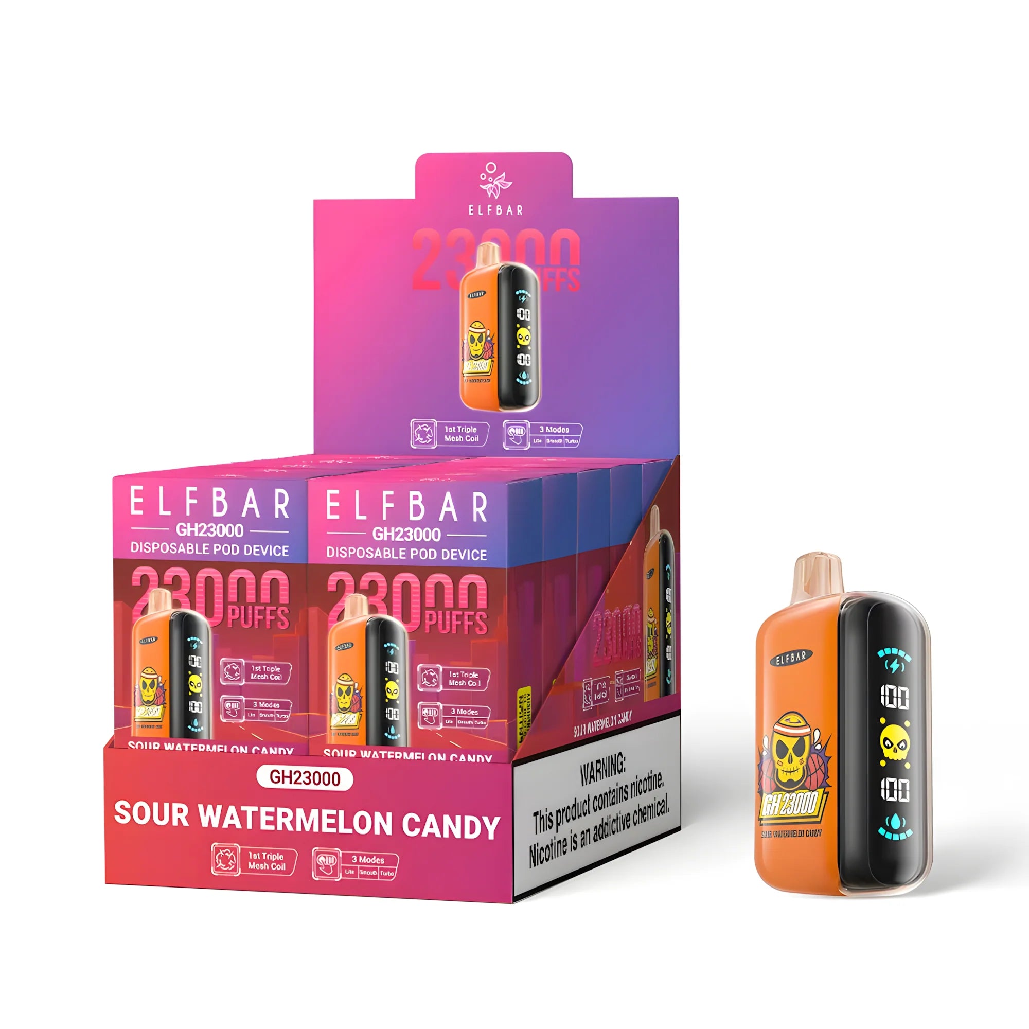 Elf Bar GH23000 Sour Watermelon Candy 5% – külső doboz