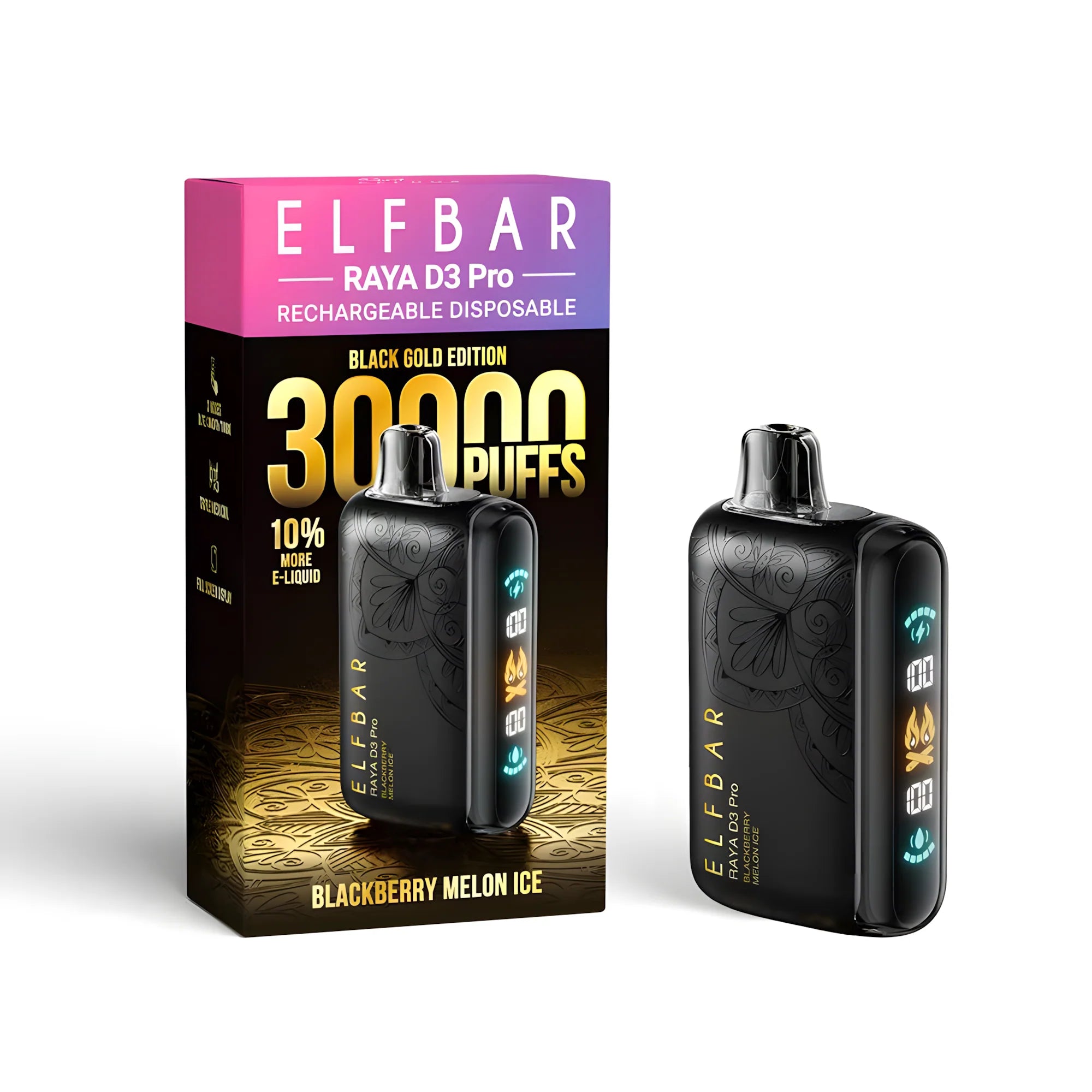 ELF BAR RAYA D3 PRO 30000 Blackberry Melon Ice 5% – termékkép