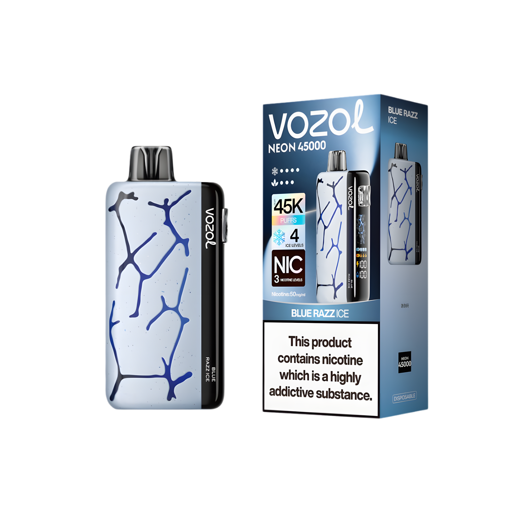 vozol-neon-45000-blue-razz-ice - termék kép